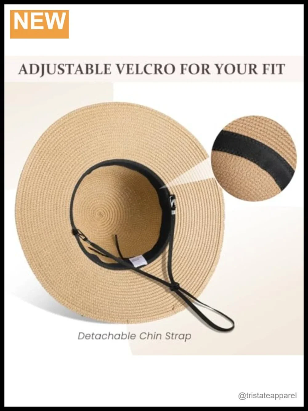 Women's Straw Sun Hat UPF 50+ Packable Wide Brim Beach Hat Foldable